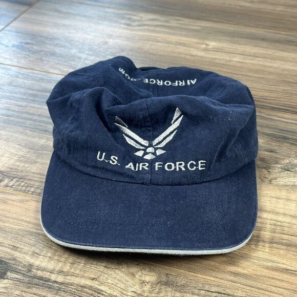 U.S.‎ Air Force CAP Hat Adjustable Made in USA Blue Lightweight Spell out - Picture 1 of 7